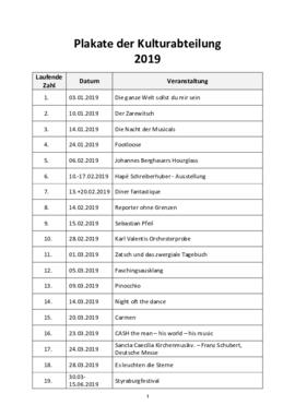 Veranstaltungsplakate (1985-2023)
