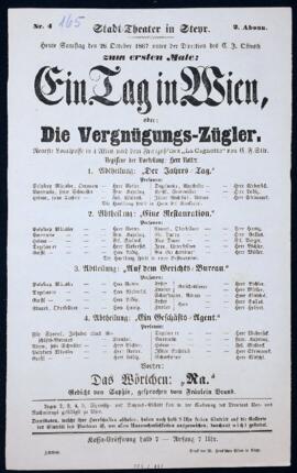 Ein Tag in Wien (26.10.1867)