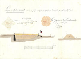 Verbindung über Stadtgraben, Berggasse zur Promenade, Plan von Ing. Legemacher (18.06.1819)