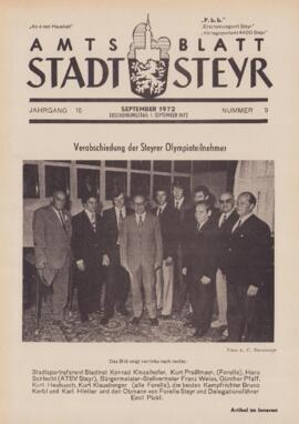 Amtsblatt Jg. 15/Nr. 9: September 1972