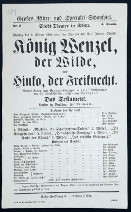 König Wenzel der Wilde (6.1.1868)