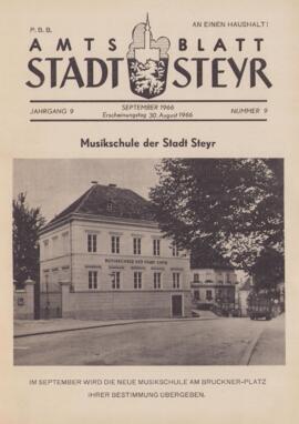 Amtsblatt Jg. 9/Nr. 9: September 1966