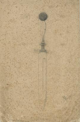 Entwurfzeichnung, signiert (1912)