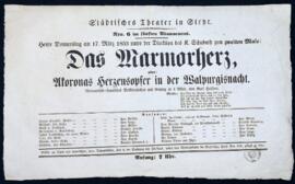 Das Marmorherz (17.3.1853)