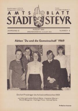 Amtsblatt Jg. 12/Nr. 8: August 1969