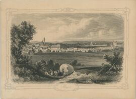 Steyr von der Ennsleite, um 1850