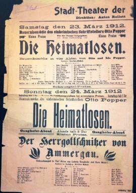 Die Heimatlosen (23.3.1912)