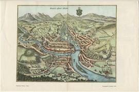 Repro (koloriert), aus: Merians Tophographia Austriae