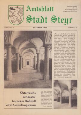 Amtsblatt Jg. 21/Nr. 12: Dezember 1978