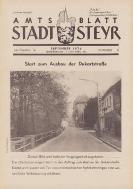 Amtsblatt Jg. 19/Nr. 9: September 1976