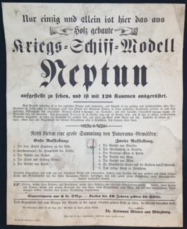 Kriegs-Schiff-Modell Neptun (1837-1839)