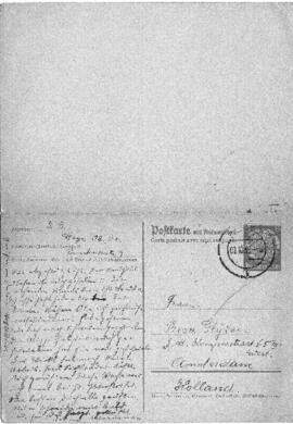 Postkarte aus Steyr (29.9.1939)