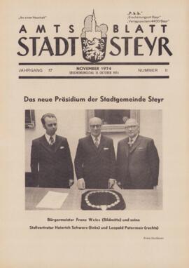 Amtsblatt Jg. 17/Nr. 11: November 1974