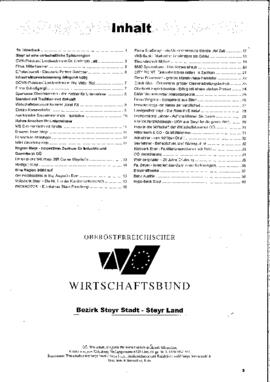 Magazin &quot;Die Wirtschaftsregion Steyr&quot; (um 2000)