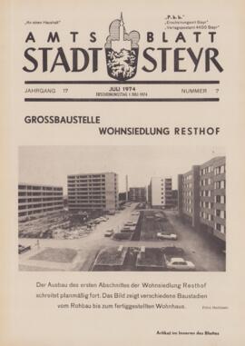 Amtsblatt Jg. 17/Nr. 7: Juli 1974