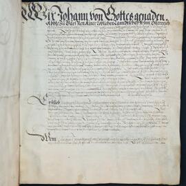 Handwerksordnung der Schuhmacher zu Garsten (1588)