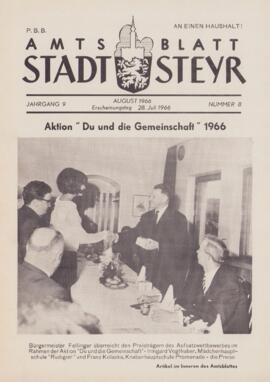 Amtsblatt Jg. 9/Nr. 8: August 1966