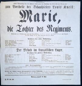 Marie, die Tochter des Regiments (13.2.1859)