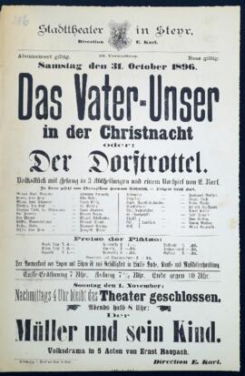 Das Vater-Unser in der Christnacht (31.10.1896)