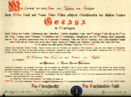 Verleihung der Schlaraffia Gotaha in Thüringen an Ritter &quot;Kunz von der Rosen zu Styria&quot;