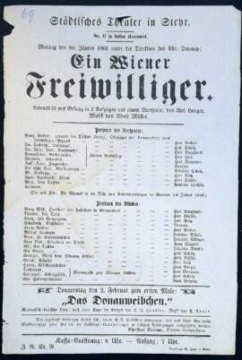 Ein Wiener Freiwilliger (30.1.1860)