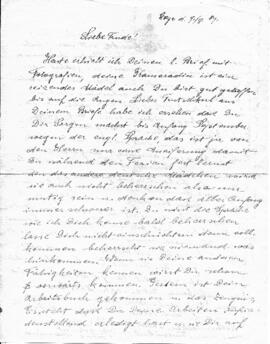 Brief aus Steyr (9.8.1939)