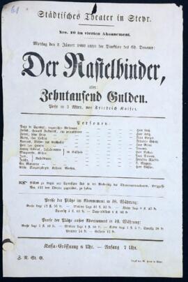 Der Rastelbinder (2.1.1860)