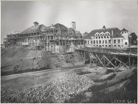 Foto Bau Direktionsgeb&auml;ude der Neuen Waffenfabrik (ca. 1913)