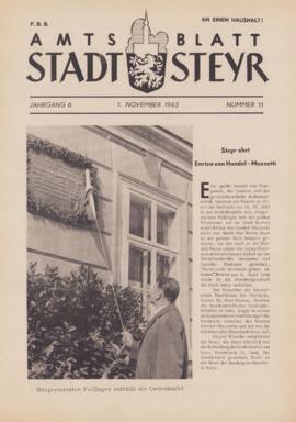 Amtsblatt Jg. 6/Nr. 11: November 1963