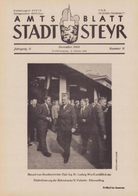 Amtsblatt Jg. 11/Nr. 11: November 1968