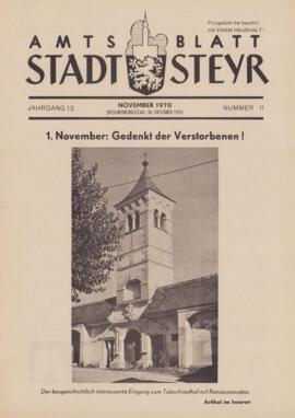 Amtsblatt Jg. 13/Nr. 11: November 1970