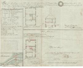 Schleifergasse 4: Umbau, Plan von Karl Hueber jun. (15.05.1838)
