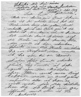 Brief aus Amsterdam (1.10.1939)