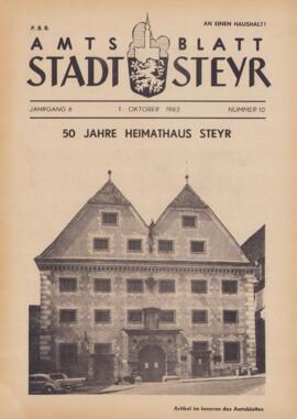 Amtsblatt Jg. 6/Nr. 10: Oktober 1963