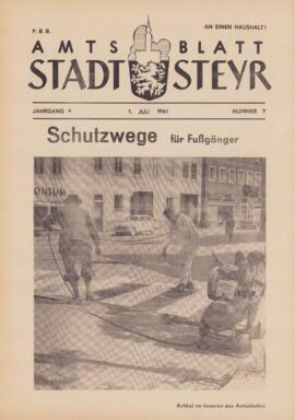 Amtsblatt Jg. 4/Nr. 7: Juli 1961