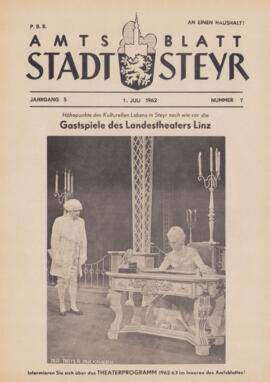Amtsblatt Jg. 5/Nr. 7: Juli 1962