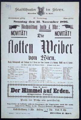 Die flotten Weiber von Wien (22.11.1896)