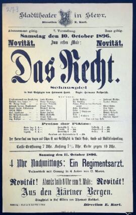 Das Recht (10.10.1896)