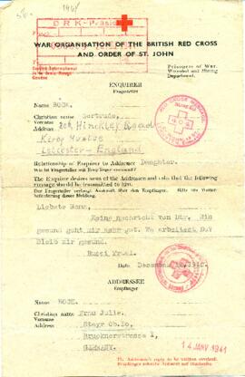 Gertrude an Julie (11.12.1940)