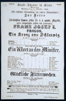 Ein Wort an den Minister (3.10.1864)