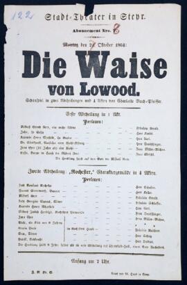 Die Waise von Lowood (24.10.1864)