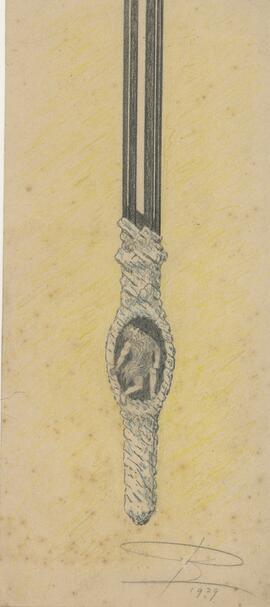 Zeichnung der unteren Hälfte (1929)