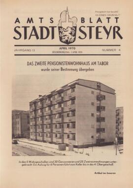 Amtsblatt Jg. 13/Nr. 4: April 1970