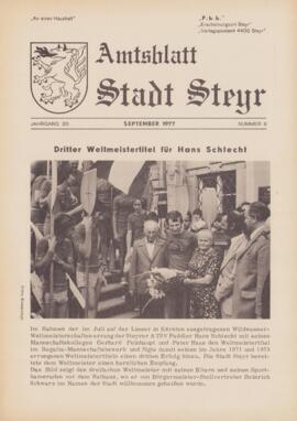 Amtsblatt Jg. 20/Nr. 9: September 1977