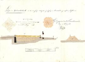 Verbindung über Stadtgraben Berggasse zur Promenade, Plan von Ing.Legemacher (18.06.1819)