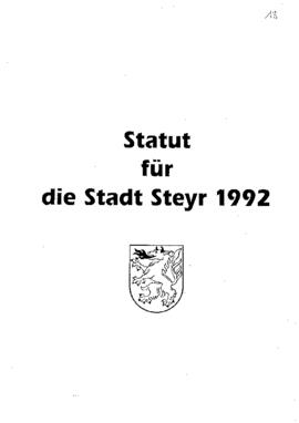 Statut für die Stadt Steyr (1992)