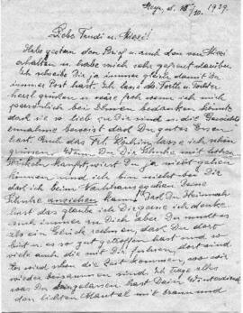 Brief aus Steyr (12.10.1939)