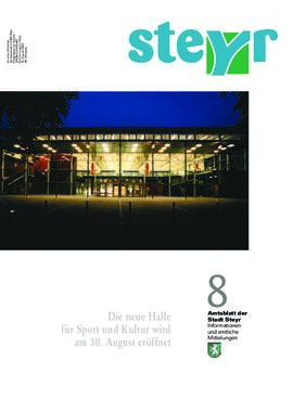 Amtsblatt Jg. 46/Nr. 8: August 2003