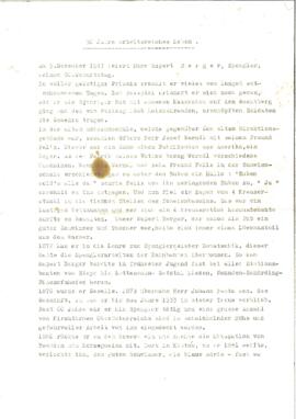 Rupert Berger: &quot;90 Jahre arbeitsreiches Leben&quot; (1947)