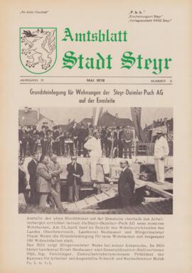Amtsblatt Jg. 21/Nr. 5: Mai 1978